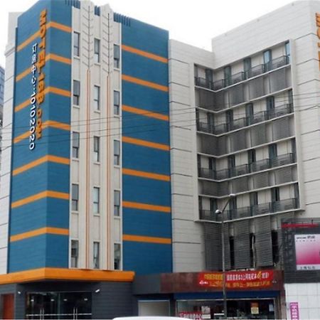 Motel Shanghai Pudong Avenue Yangpu Bridge Exteriör bild
