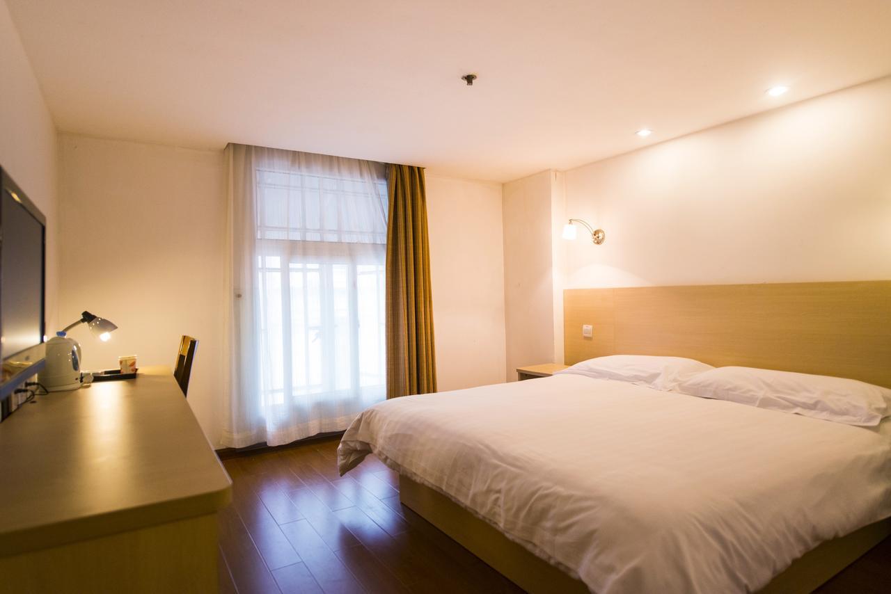 Motel Shanghai Pudong Avenue Yangpu Bridge Exteriör bild