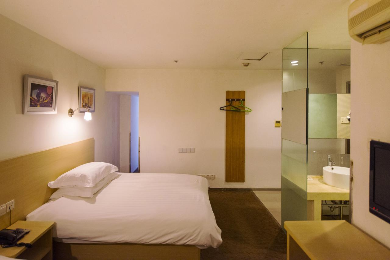 Motel Shanghai Pudong Avenue Yangpu Bridge Exteriör bild