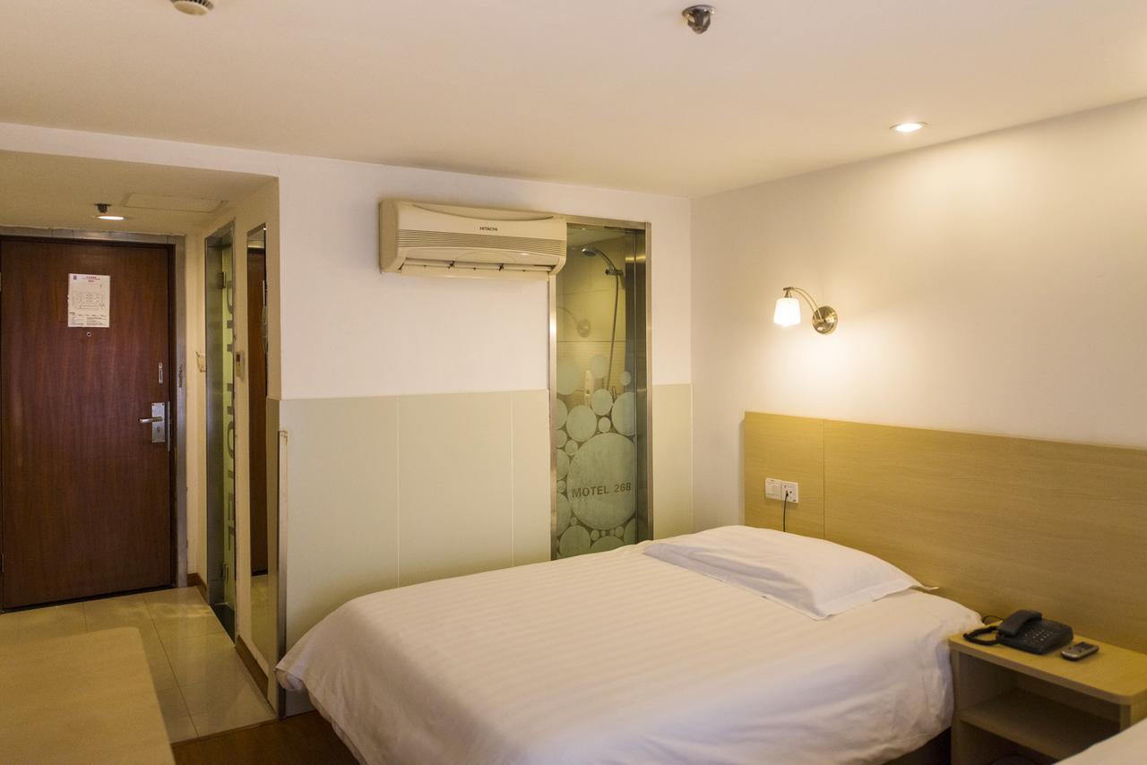 Motel Shanghai Pudong Avenue Yangpu Bridge Exteriör bild