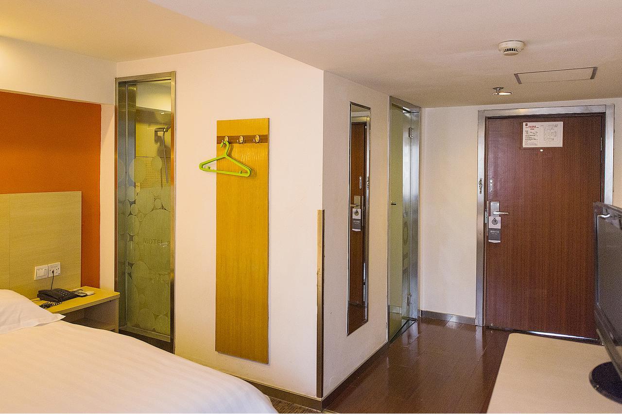 Motel Shanghai Pudong Avenue Yangpu Bridge Exteriör bild