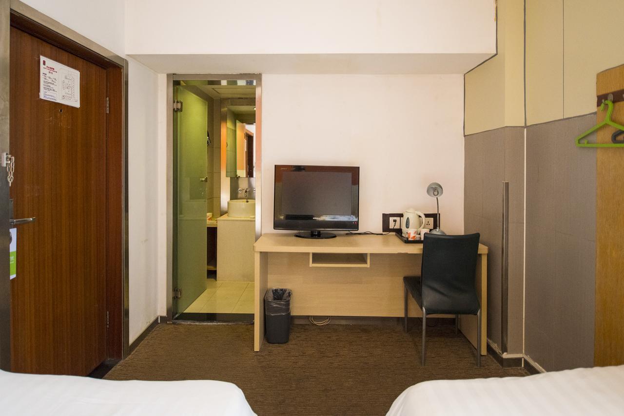 Motel Shanghai Pudong Avenue Yangpu Bridge Exteriör bild