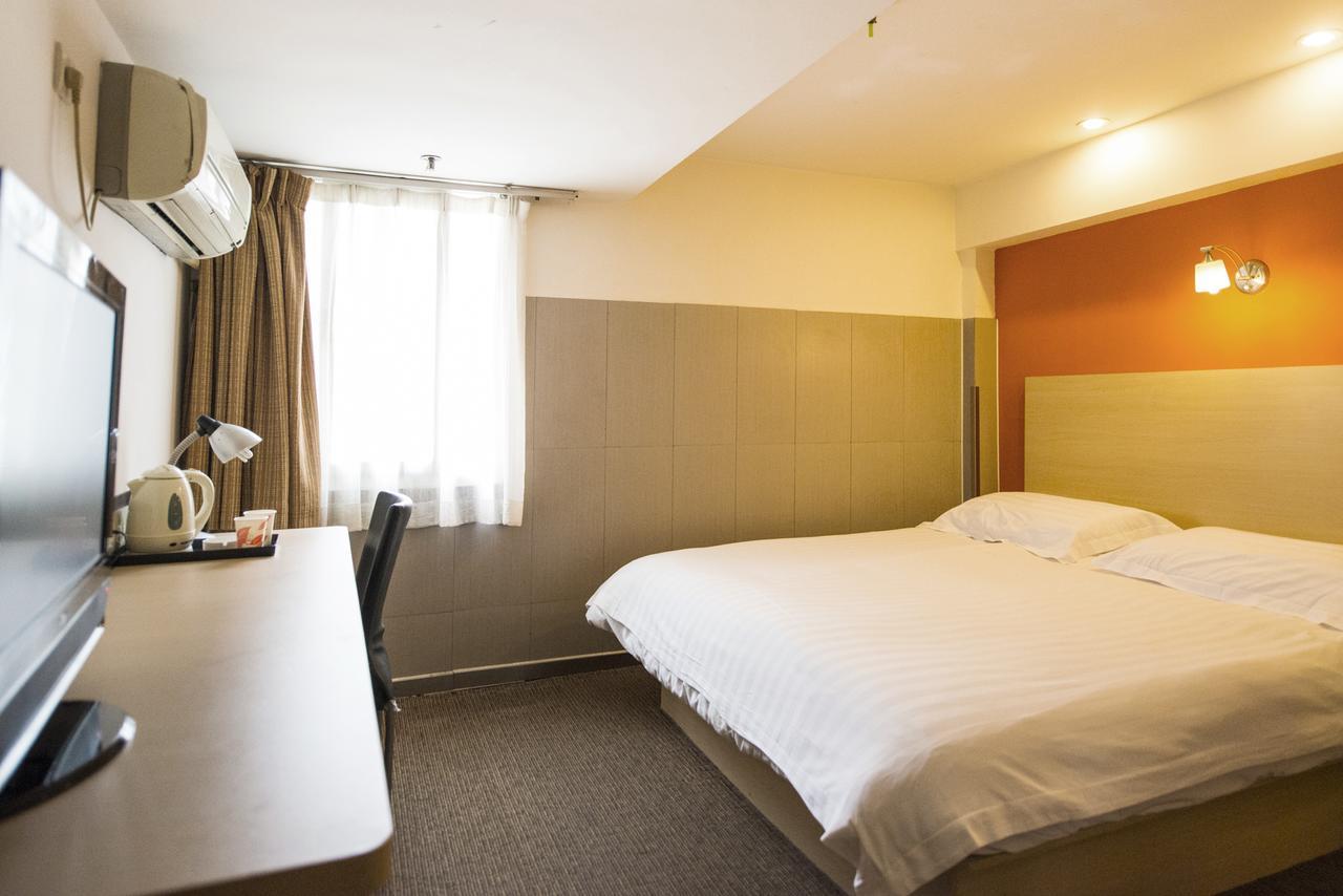 Motel Shanghai Pudong Avenue Yangpu Bridge Exteriör bild