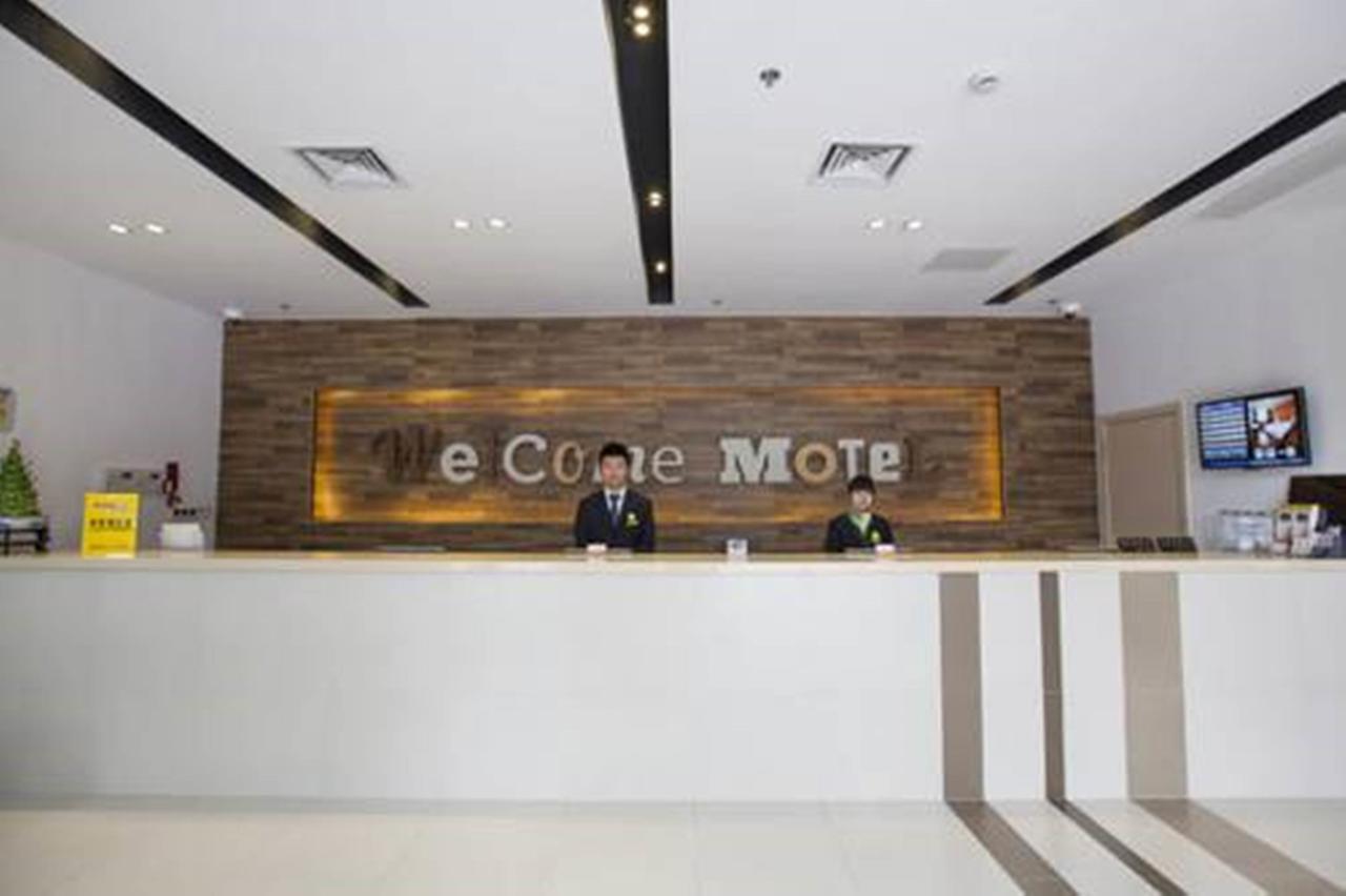 Motel Shanghai Pudong Avenue Yangpu Bridge Exteriör bild