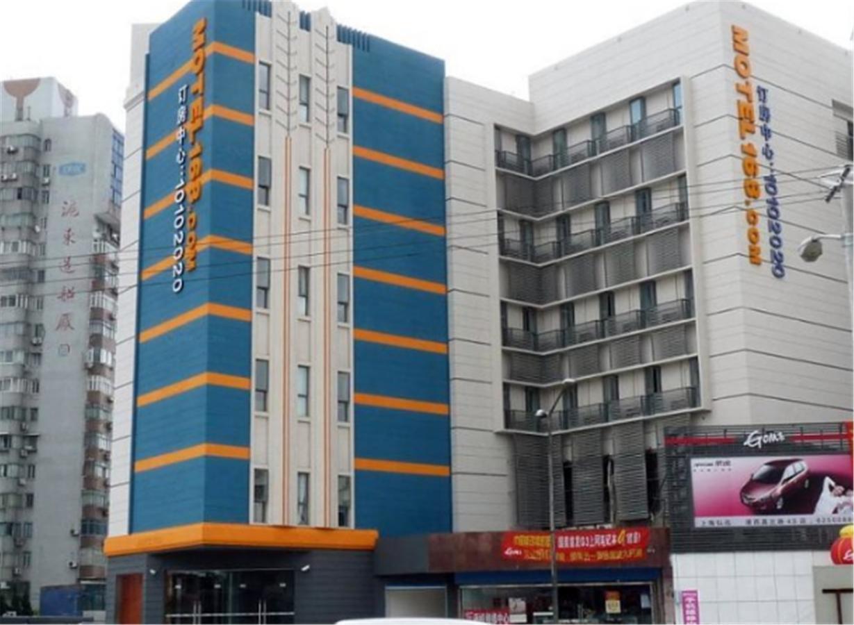 Motel Shanghai Pudong Avenue Yangpu Bridge Exteriör bild